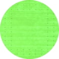thumbnail image 1 of Ahgly Company Indoor Round Solid Green Modern Area Rugs, 5' Round, 1 of 1