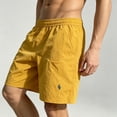 thumbnail image 5 of ZRGHAOYLQ Mens Casual Shorts 7 Inch Elastic Waist Shorts Straight Leg Loose Fit Shorts Breathable Lightweight Summer Leisure Shorts with Pockets, 5 of 7