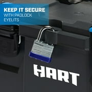 HART Stack Cart, Mobile Tool Box for Hardware Storage, Fits 7 Different Components of Modular Storage System And Suits HART Power Tools