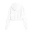 thumbnail image 4 of DORKASM Womens Hoodies Crew Neck Drawstring Lounge Hoodies Long Sleeve Lightweight 2026 Fashion Crop Tops Fall Winter Slim Fit Causal Pullover White S, 4 of 8