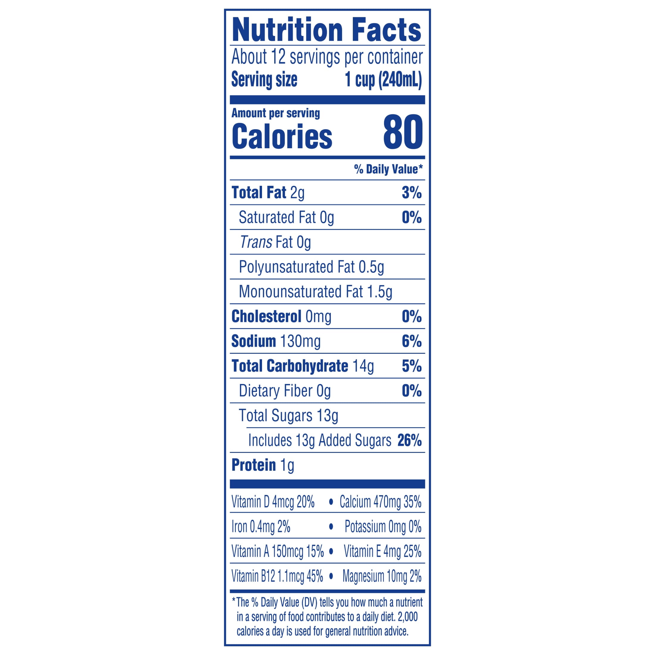 Silk Dairy Free, Gluten Free, Vanilla Almond Milk, 96 fl oz Bottle