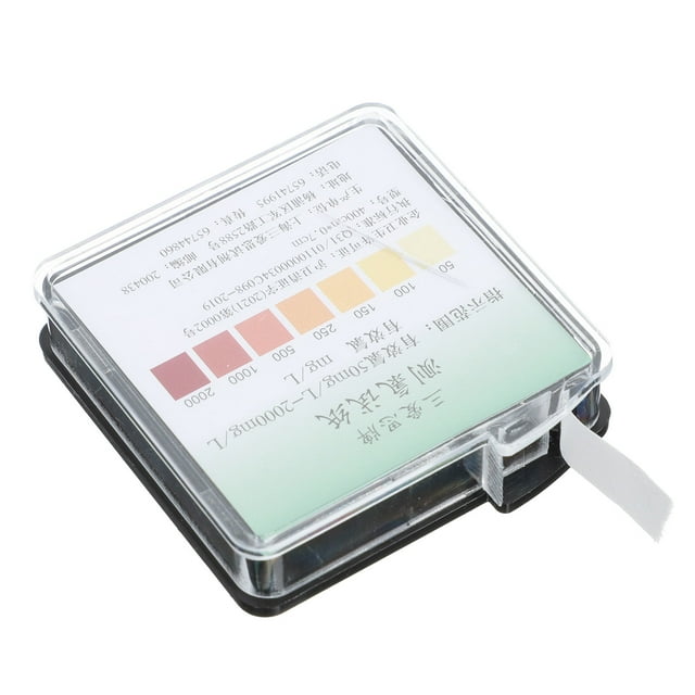 Luxshiny 1Pc Aquarium Test Papers Assorted Color Portable Chlorine Detection Tool for Pools and Outdoor Use