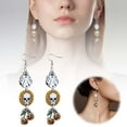 DGHM Earrings for Women,Border Earrings from Europe and America Pumpkin