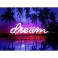 thumbnail image 2 of Carr, Hailey 14x12 Gold Ornate Wood Framed with Double Matting Museum Art Print Titled - Neon Dream Beach PB, 2 of 4