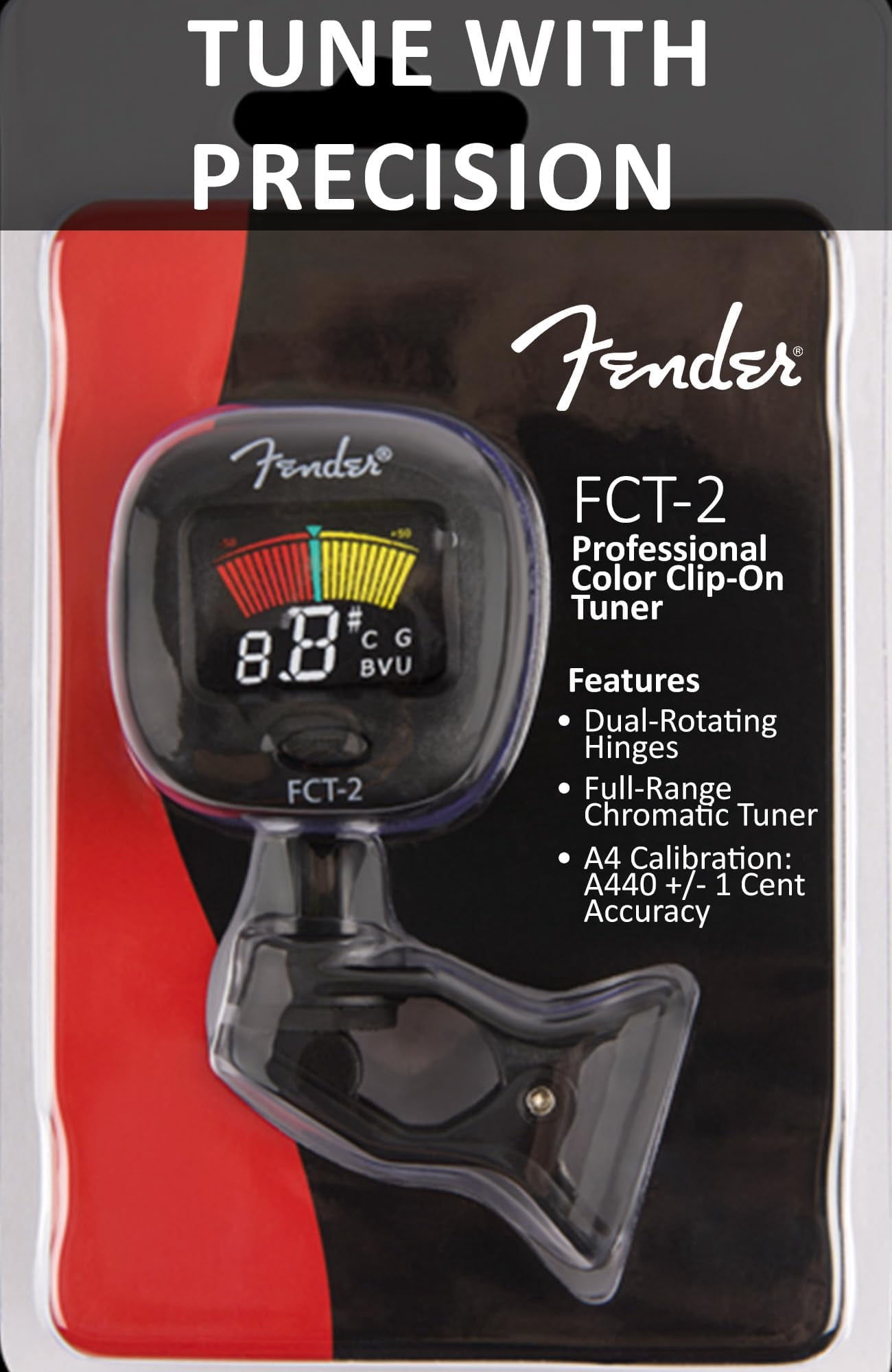 Fender FCT-2 Professional Clip-On Tuner
