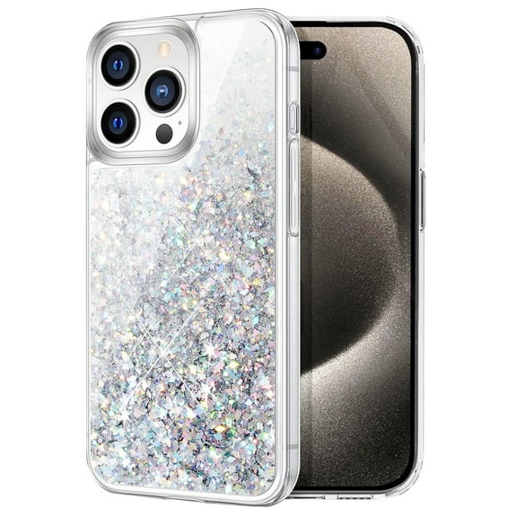 Sparkle Bling Liquid Quicksand Glitter Case for iPhone 15 Pro Max 14 Plus 13 12