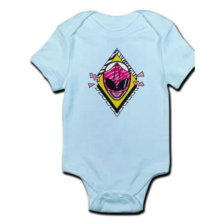 

CafePress - Mighty Morphin Power Rangers Pink Ra - Baby Light Bodysuit