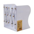 thumbnail image 3 of CAROOTU Retractable Bookends For Shelves Book Support Stand Adjustable Bookshelf Desk Organizer Office, 3 of 7