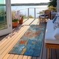 thumbnail image 6 of Addison Rugs Chantille Indoor/Outdoor Transitional Abstract Navy Washable Runner Rug, 2'3" x 7'6", 6 of 6