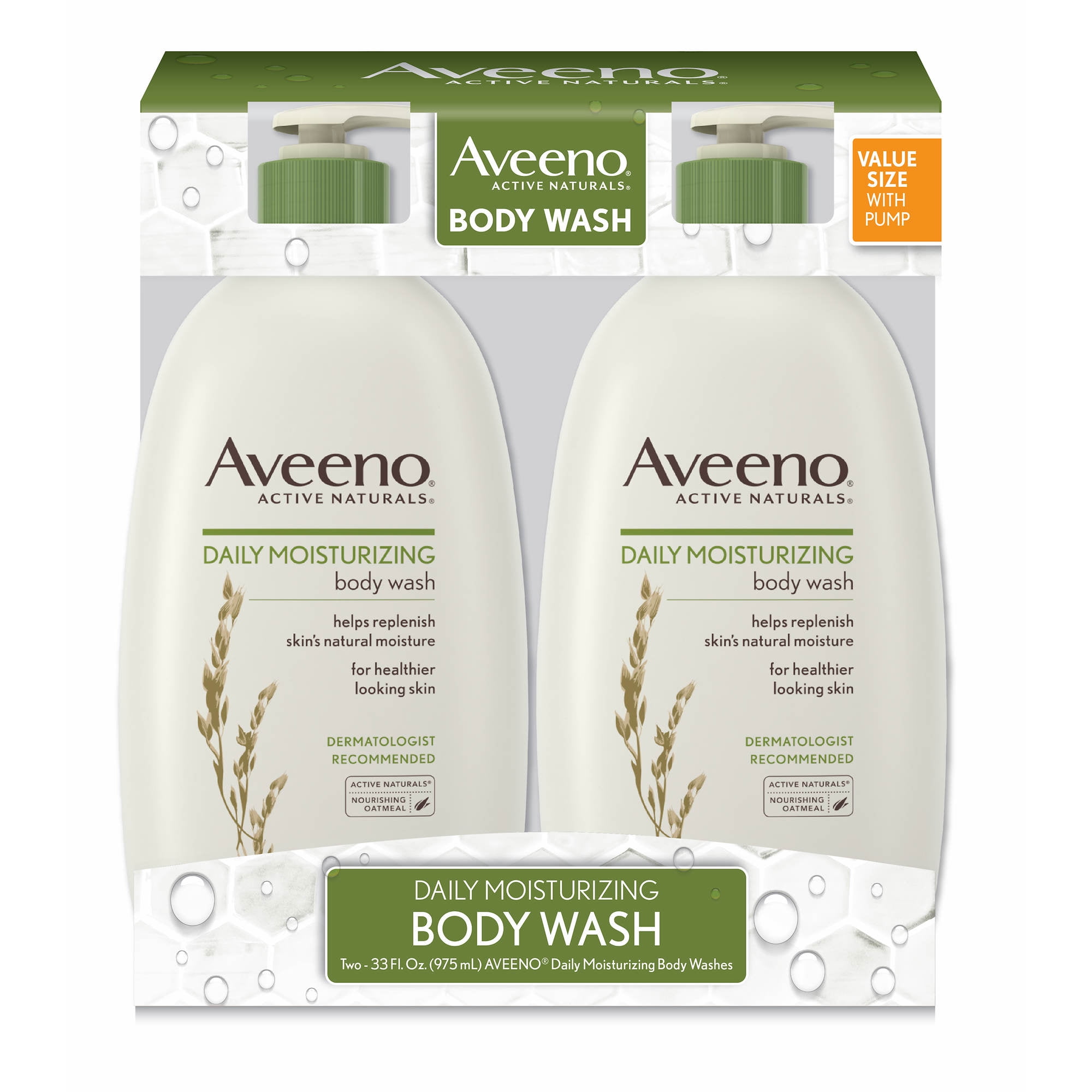Aveeno Daily Moisturizing Body Wash, 2 pk./33 fl. oz.