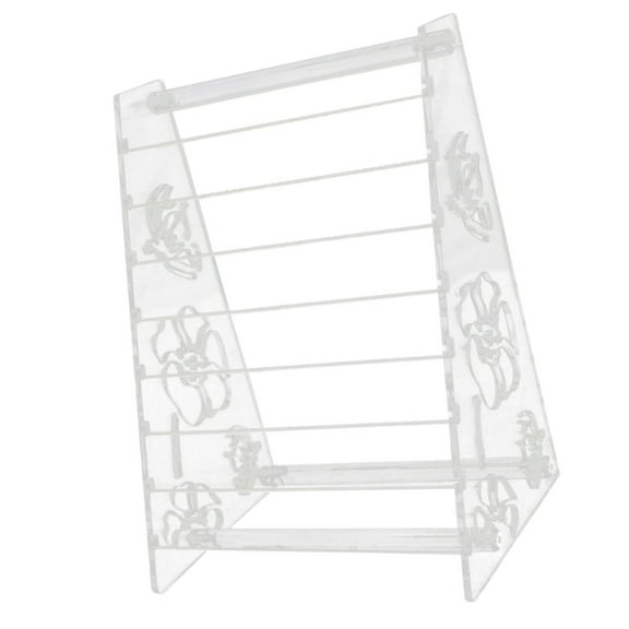 Multi Layer Acrylic Bead Display Shelf Jewelry Storage Holder Rack for Home Use