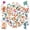 3A-50pcs, variant on 35pcs-50pcs Cute Animal Decals Cartoon Funny Stickers Kids Stickers for Luggage Phone Notebook