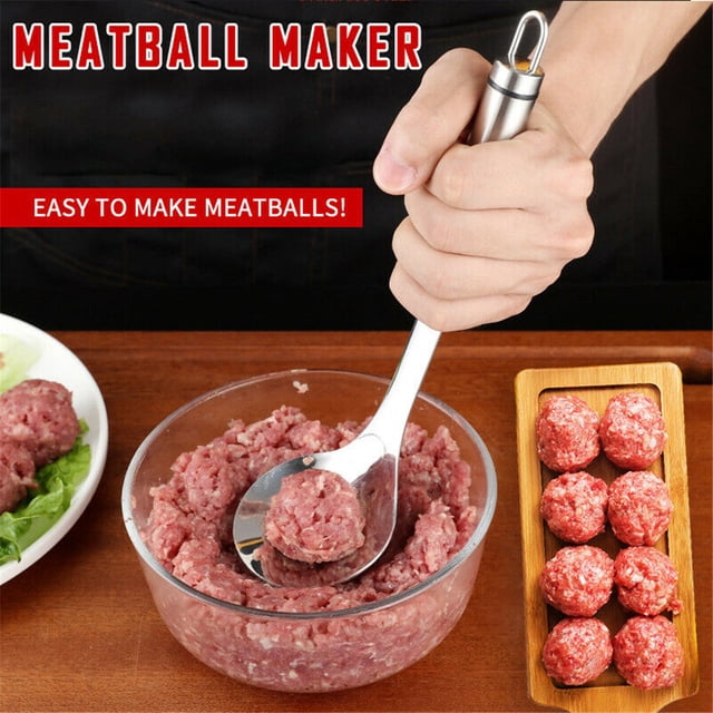 Huayishang Cooking Utensils Meatball Maker Spoon Meat Baller With Elliptical Leakage Hole Kitchen Utensil
