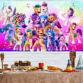 thumbnail image 2 of My little Pony Backdrop Party Supplies Background for Photography Kids Birthday Banner Decorations, 2 of 4