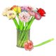 thumbnail image 1 of 24 Pcs Flower Pens Various Colors Daisy Rose Carnation Ballpoint Pen Novelty Artificial Rose Pen 0.5, 1 of 5