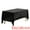 Black, variant on Unique Bargains Rectangle Polyester Washable Tablecloth Wedding or Banquet Table Cover Black 63"x126"