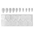 thumbnail image 2 of Prensa ovalada en las uñas puntas de uñas postizas de cobertura completa uñas postizas de ataúd DIY inofensivas sin olor peculiar para salones para el hogar ANGGREK Otros, 2 of 8
