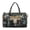 American Tribal Antler Cow, variant on Travel Duffel Bag for Women Men Weekender Bags American Tribal Antler Cow Print Lightweight Quilted Luggage Bag with Zipper Pockets for Trip Gym Yoga
