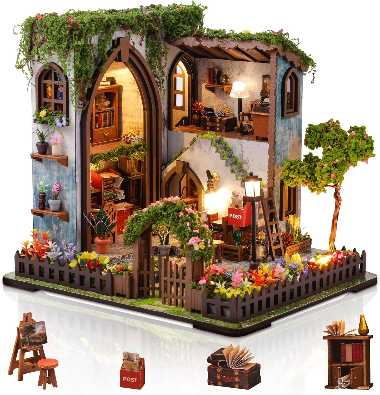 Li'l Woodzeez Honeysuckle Hillside Cottage - Walmart.com