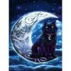 thumbnail image 2 of Cuadros Decorativos 11CT punto de cruz completo Luna gato negro estampado DIY Kits de bordado hilo de algodón DQrwqpou Nuevos Originales, 2 of 9