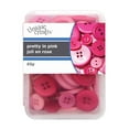 thumbnail image 4 of UNIQUE CREATIV Box of Buttons, rose - Assorted Sizes, 65 g (2.3 oz) (Reusable Clear Box), rose Tone, 4 of 4