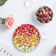 thumbnail image 4 of FMSHPON Gradient Flower Oil Painting Texture Set of 6 Round Coaster for Drinks, Absorbent Ceramic Stone Coasters Cup Mat with Cork Base for Home Kitchen Room Coffee Table Bar Decor, 4 of 6