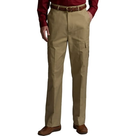 Mens Cell Pocket Chino Pants - Edwards Garment Men's Back Pocket Chino Blend Cargo Pant