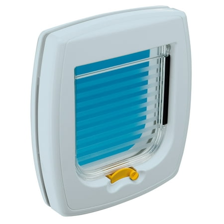 Ferplast 2 Way Locking Cat Dog Door White Small Walmart Com