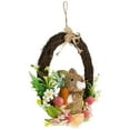 thumbnail image 6 of Northlight Floral Grapevine Small Spring Easter Wreath with Sisal Bunny - 12", 6 of 6