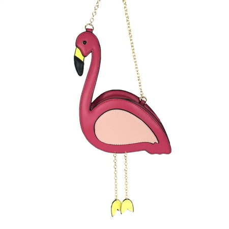 Fashion Culture Let's Flamingle Flamingo Crossbody, Pink