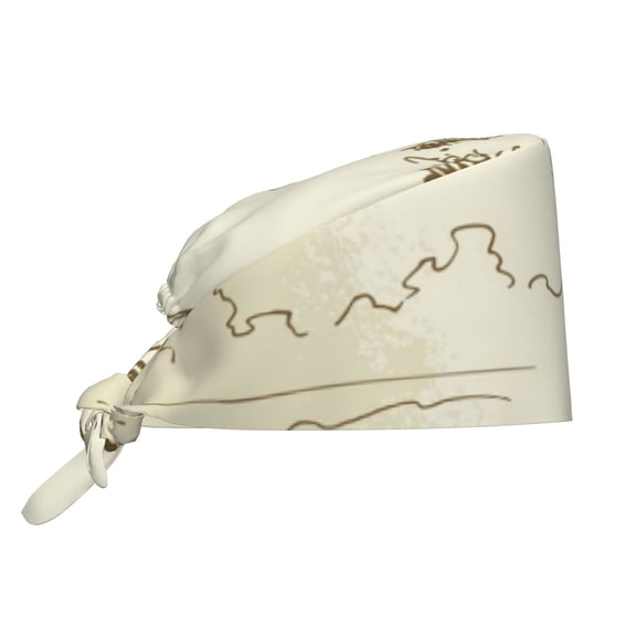 Easygdp American Monuments Men Women Adjustable Cap Working Hat Tie Back Cap, Work Cap