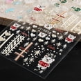 thumbnail image 3 of 5D Christmas Embossed Nail Stickers White Snowflakes Sliders For Nails Cute Cartoon Bear Gloves Sweater Design Decals GLJI-5D18, 3 of 4