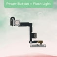 Risidamoy Power Button Flash Light Flex Cable Replacement for iPhone 11