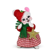 Annalee Jubilee Girl Mouse, 6in Collectible Figurine
