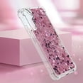 thumbnail image 5 of Slim Fit Phone Case for Samsung Galaxy A54 5G, Glitter Liquid Quicksand Effect Silicone Soft TPU Case with Camera Lens and Screen Protection for Galaxy A54 5G,LSWT Diamond Rose, 5 of 12