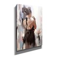 thumbnail image 2 of Epic Graffiti 'Girl With Roses' by Alexander Gunin, Canvas Wall Art, 12"x18", 2 of 3