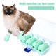 thumbnail image 2 of Juego de 4 zapatos antiarañazos para gatos, bolsa de aseo, protector de patas para mascotas para bañarse, 2 of 9