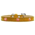thumbnail image 1 of Red Rose Widget Dog Collar Gold Ice Cream Size 12, 1 of 1