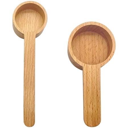 

Coffee Spoons Coffee Bean Measuring Spoon Coffe Beans Simple Wooden 16.50X4.00X2.00CM 2 Pcs