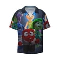 thumbnail image 6 of Saiise inside out 2 Mens Front Pocket Hawaiian Shirts Casual Floral Shirts Short Sleeve Button Down Beach Tropical Shirts, 6 of 6