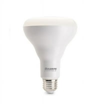 Bulbrite Pack of (5) 9 Watt Dimmable Aluminum Finish BR30 Medium (E26) LED Bulb - 650 Lumens  2700K  and 80 CRI
