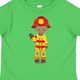 thumbnail image 4 of Inktastic African American Boy, Fireman, Firefighter, Helmet Boys Toddler T-Shirt, 4 of 5