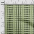 thumbnail image 1 of oneOone Polyester Lycra Light Green Fabric Argyle Check Fabric For Sewing Printed Craft Fabric By The Yard 56 Inch Wide, 1 of 4