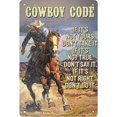 thumbnail image 1 of Hojalata Rectangular 20*30cm Plano Serie Personajes Western Cowboy (1), 1 of 9