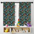thumbnail image 5 of Blackout Kids Curtains,Colorful Soccer Elements Pattern Childrens Insulated Curtains Set Of 2,Bedroom Essentials,Toddler Room Decor 42"x54", 5 of 5