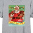 thumbnail image 3 of Coca-Cola - Sip Of Good Taste Vintage Coca Cola Santa - Juniors Ideal Flowy Muscle T-Shirt, 3 of 5