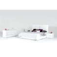 thumbnail image 2 of Italian Modern White Eastern King Bed, 2 of 5