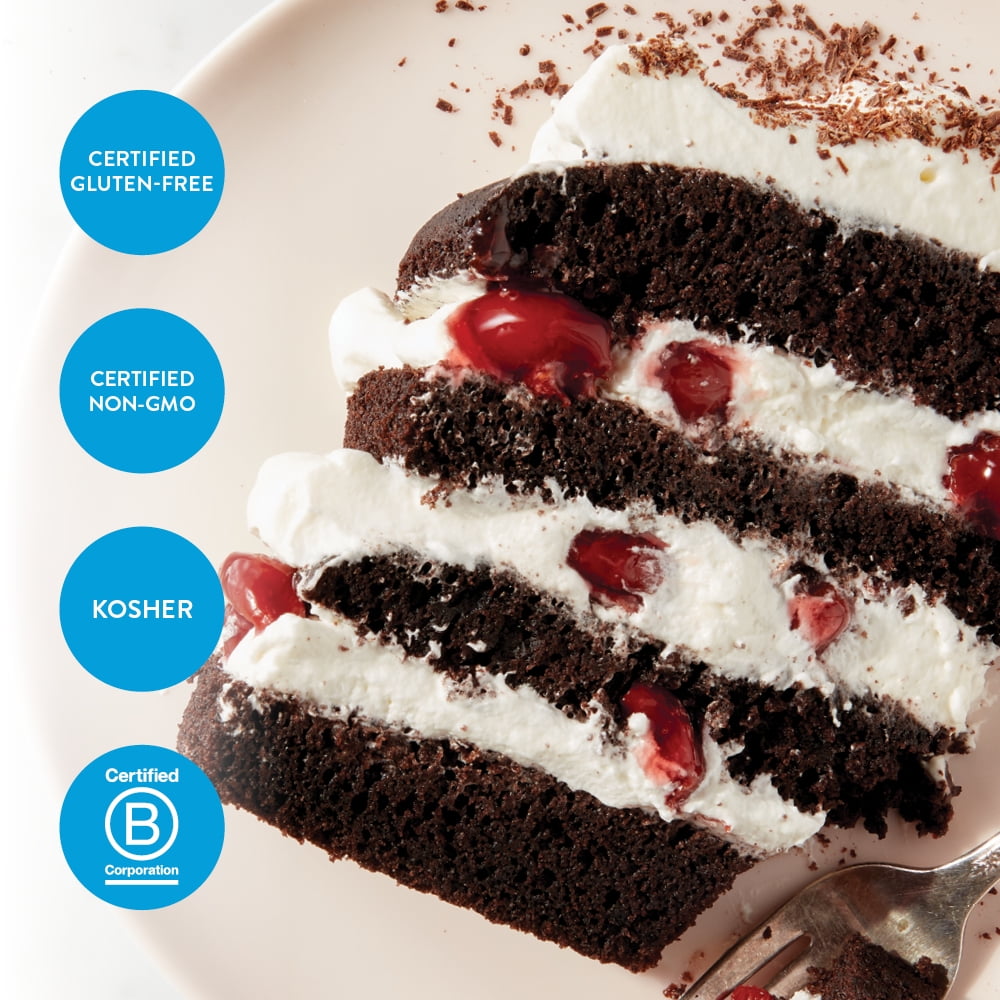 King Arthur Baking Company, Non-GMO Project Verified, Certified Gluten-Free Chocolate Cake Mix, 22 oz Box