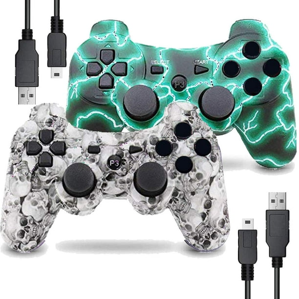 Manette Sans Fil PS3 Bluetooth Haute Performance à Double Vibration​ Six  Axes pour Playstation 3