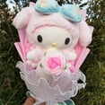 thumbnail image 5 of Kuromi My Melody Hello Kitty Cinnamoroll Sanrioed Anime Doll Toy  Plush Bouquet Valentine's Day Christmas Graduation Holiday Gif, 5 of 9